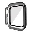 Apple Watch (41mm) electroplating cover with tempered glass - Red Sale