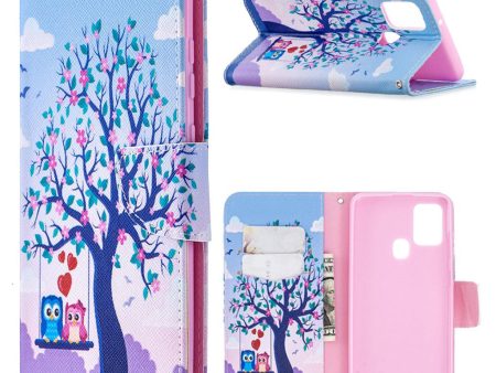 Wonderland Samsung Galaxy A21s flip case - Tree and Owls Sale