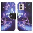 Wonderland Motorola Moto G73 flip case - Sparkling Butterflies Online Hot Sale