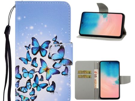 Wonderland Samsung Galaxy S20 Ultra flip case - Blue Butterfly Cheap