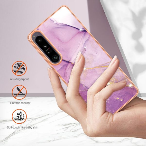 Marble Sony Xperia 1 IV case - Purple   Pink Marble Online Hot Sale