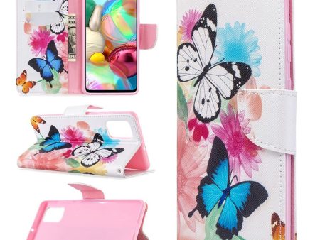 Wonderland Samsung Galaxy A71 flip case - Butterflies Sale