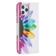 Wonderland iPhone 12   12 Pro flip case - Colorful Petal Fashion