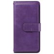 10-slot wallet case for Motorola Moto G23   G53   G13 - Purple on Sale