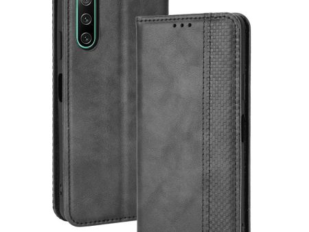 Bofink Vintage Sony Xperia 10 V leather case - Black Discount