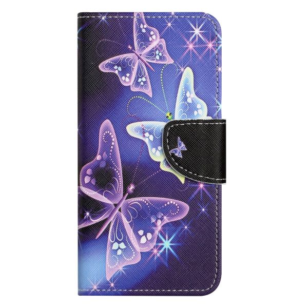 Wonderland Motorola Moto G73 flip case - Sparkling Butterflies Online Hot Sale