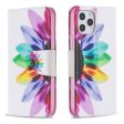 Wonderland iPhone 12   12 Pro flip case - Colorful Petal Fashion