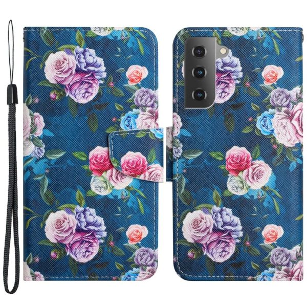 Wonderland Samsung Galaxy S22 flip case - Fluorescent Rose Online now