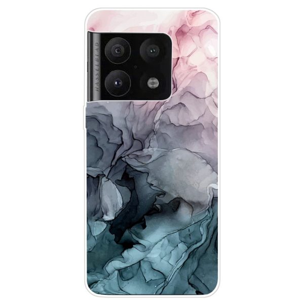 Marble OnePlus 10 Pro case - Rose and Greyish Blue Clouds Online Sale