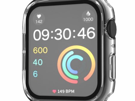 Apple Watch SE 2022 (40mm)   SE   6   5   4 protective cover with tempered glass - Transparent Online Sale