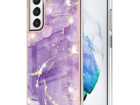 Marble Samsung Galaxy S21 FE case - Purple Marble Haze Sale