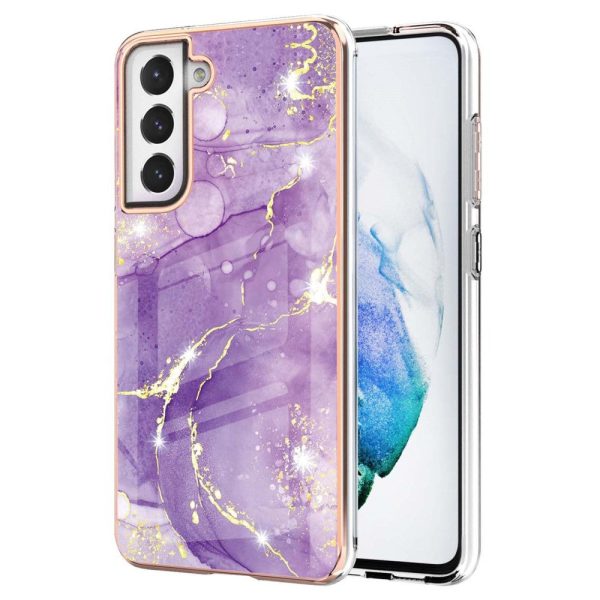 Marble Samsung Galaxy S21 FE case - Purple Marble Haze Sale