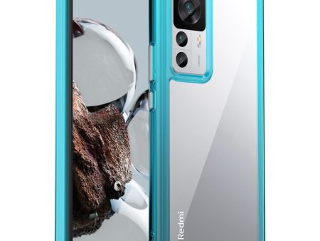 Xiaomi 12T smart acrylic cover - Transparent Blue Fashion