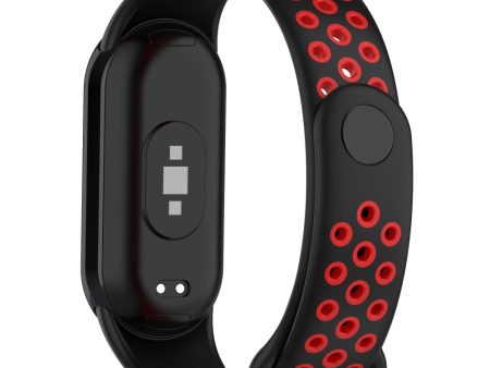 Xiaomi Smart Band 8 dual-color silicone strap - Black   Red Supply