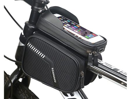 Universal waterproof touchscreen top tube bicycle bag for 7.2-inch phones Discount