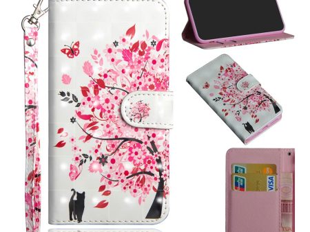 Samsung Galaxy A7 (2018) patterned leather flip case - Flowered Tree Online Hot Sale