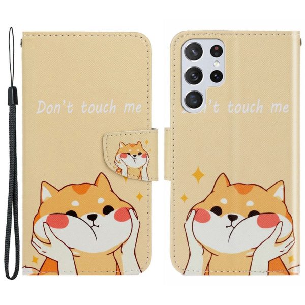 Wonderland Samsung Galaxy S23 Ultra flip case - Shiba Dog Online Hot Sale