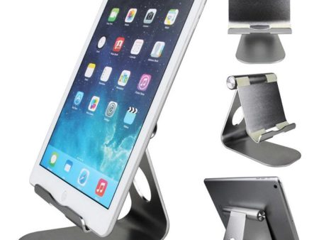 Universal foldable tablet desktop holder - Grey Cheap