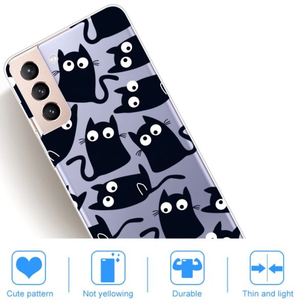 Deco Samsung Galaxy S22 case - Little Cats on Sale