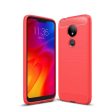 Carbon Flex Motorola Moto G7 Power case - Red Supply