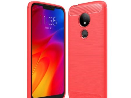 Carbon Flex Motorola Moto G7 Power case - Red Supply