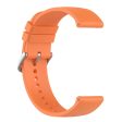 22mm Universal silicone watch strap - Orange For Discount