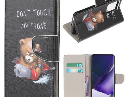 Wonderland Samsung Galaxy Note 20 Ultra flip case - Fierce Bear Hot on Sale