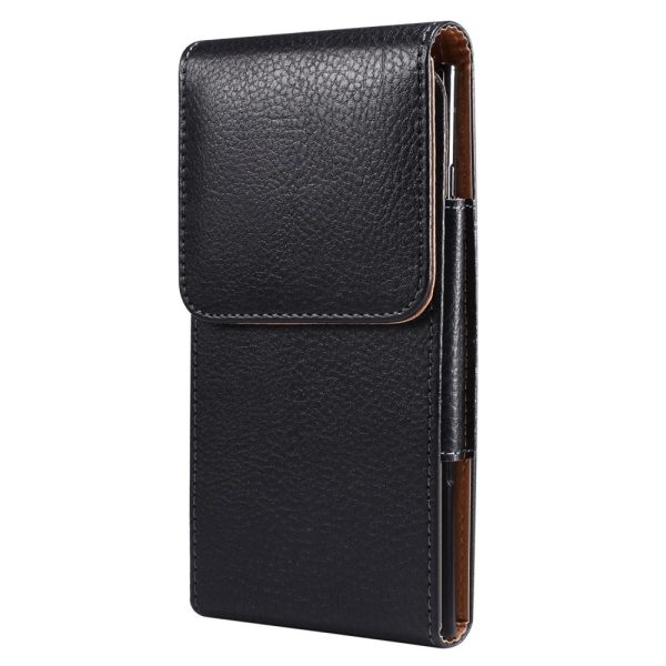 Universal litchi texture leather pouch for smartphone Fashion