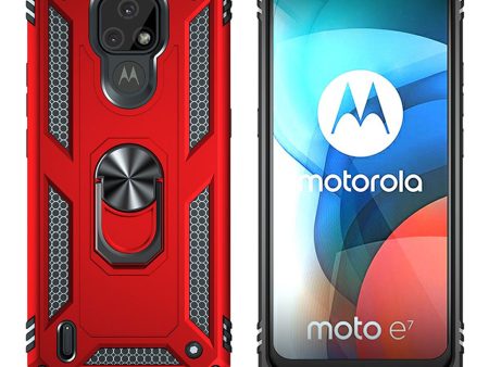 Bofink Combat Motorola Moto E7 case - Red on Sale