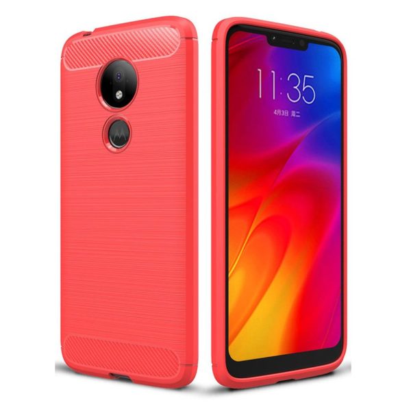 Carbon Flex Motorola Moto G7 Power case - Red Supply