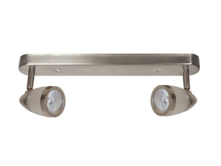 Ava Double LED Spotlight 10w in Brushed Chrome Eurotech - AVA-12V-2-LED Hot on Sale