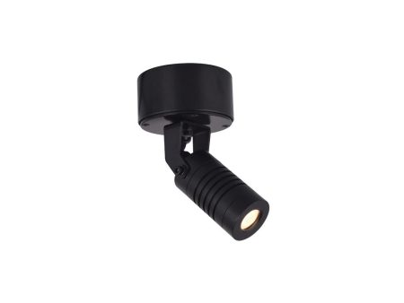 Bullet LED Spotlight Extra Small 3w in Black Eurotech - BBA08 Hot on Sale