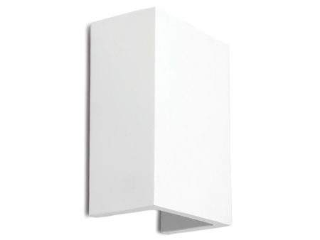 Chameleon Paintable Plaster 2-Way Edge Wall Light 6w Eurotech - PLASTER 8429 on Sale