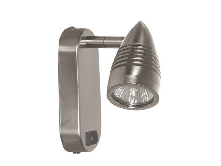 GEBAR Single Switched Spotlight in Brushed Chrome Eurotech - GEBAR908-1TS-BCH-LED Online