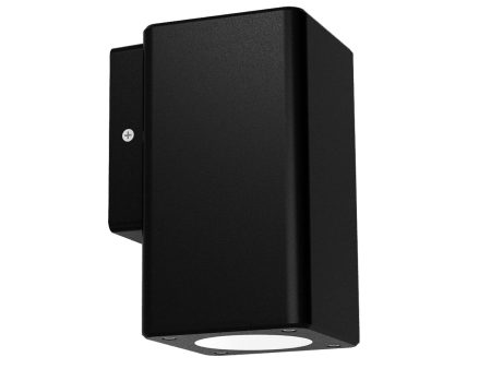 Byron Outdoor Wall Light Square-Large in Black Eurotech - LUS1103 Online Sale