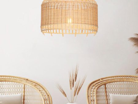 Natural Bamboo Rattan Large Pendant Light Sale